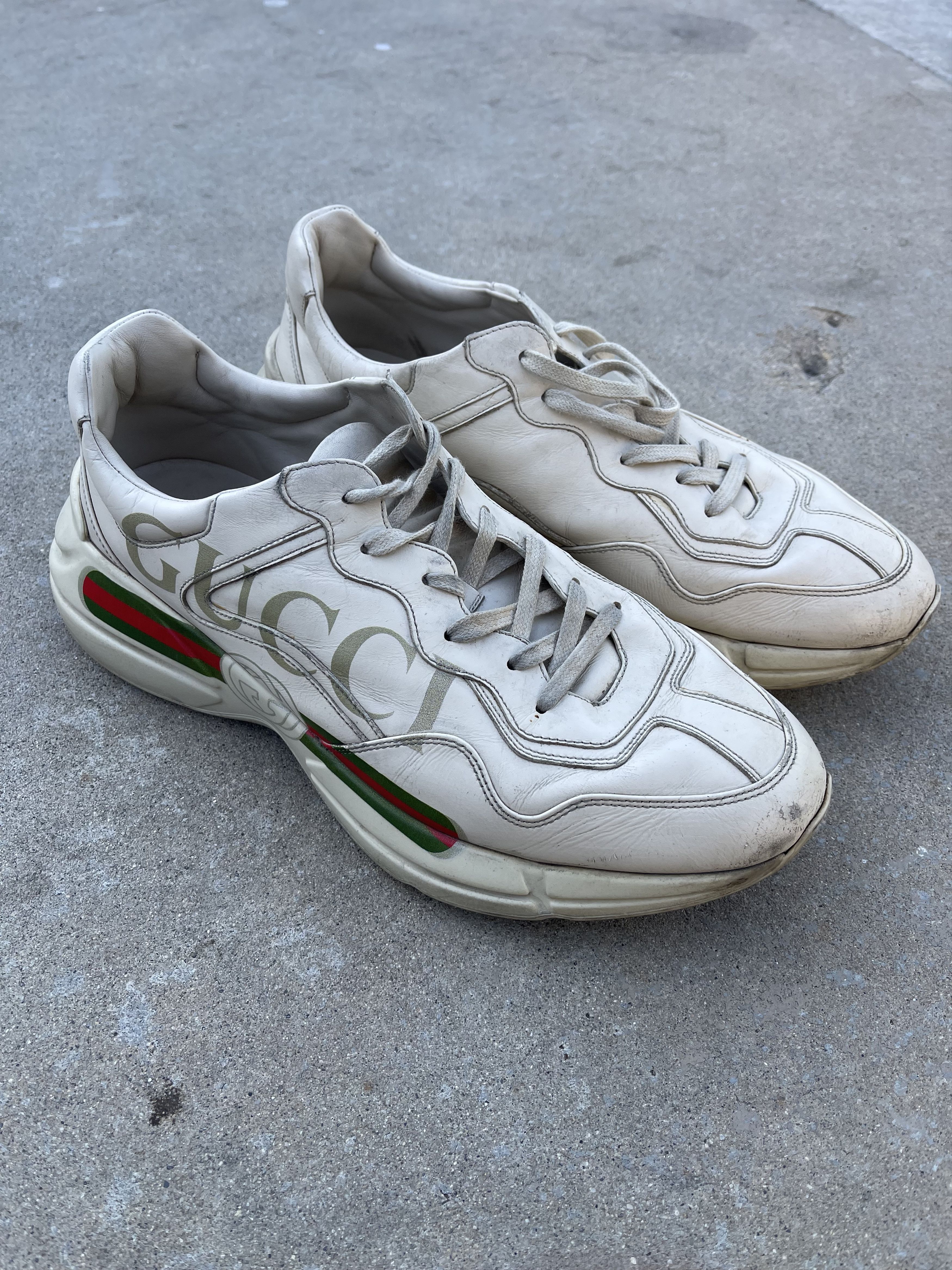Gucci Gucci Web Accent Sneakers Size US 12 / EU 45 - 1 Thumbnail