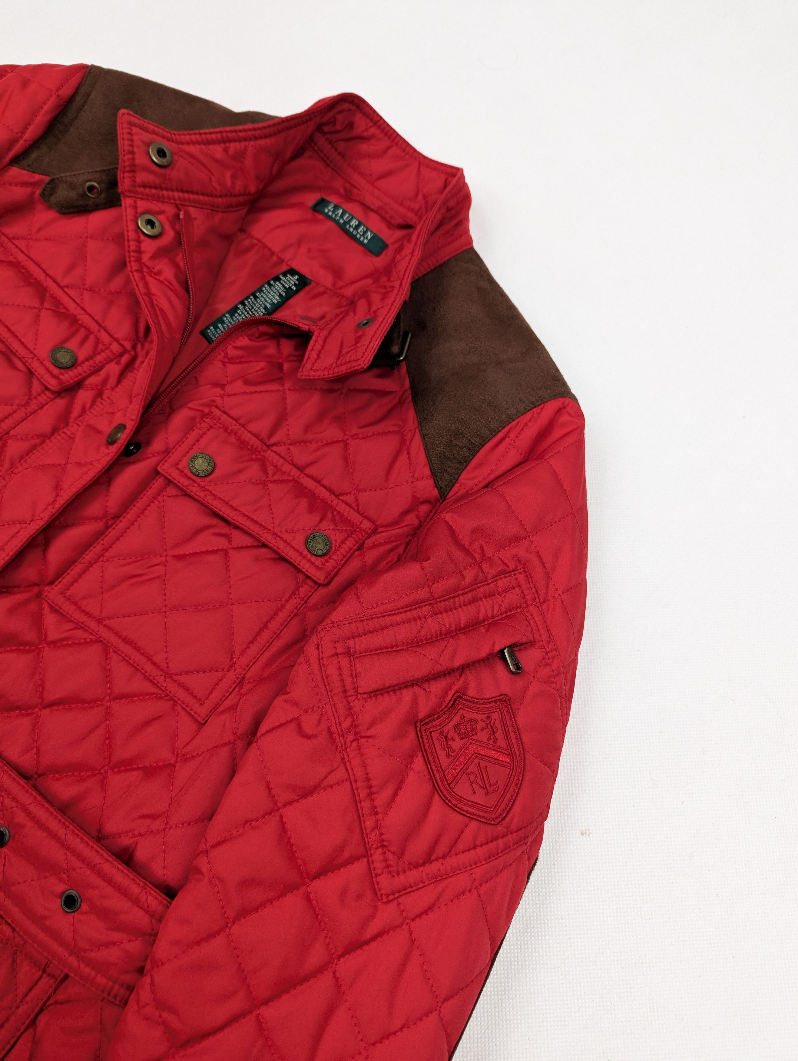 Polo Ralph Lauren Lauren Ralph Lauren red quilted coat S Size S / US 4 / IT 40 - 2 Thumbnail