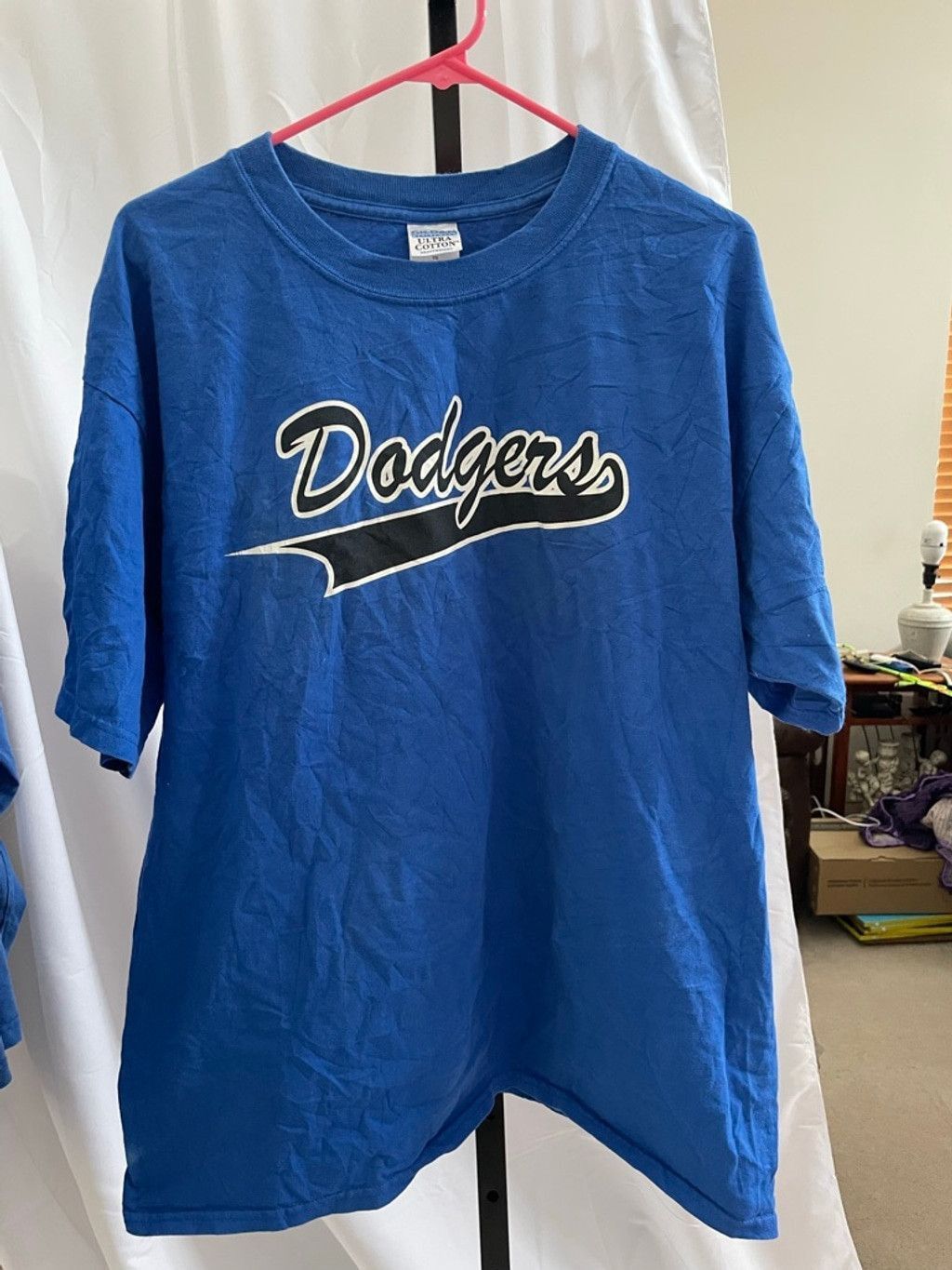 Gildan Men's Gildan Blue Dodgers T-Shirt Size XL Size US XL / EU 56 / 4 - 2 Thumbnail