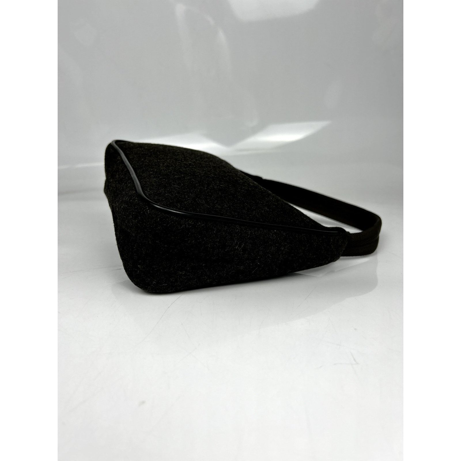 Prada Prada Hobo Wool Gray Mini Bag Size ONE SIZE - 10 Thumbnail