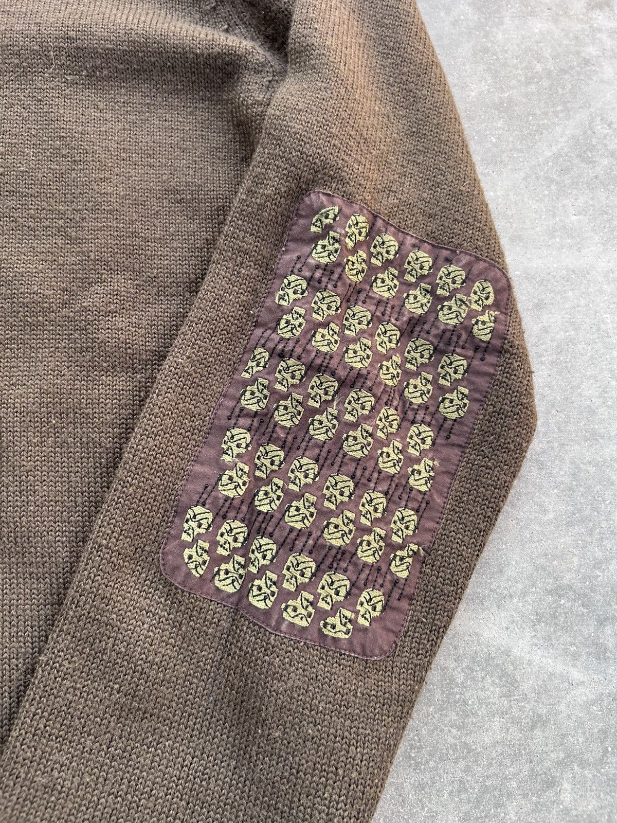 Affliction Y2K Gamo Go Grunge Knit Sweatshirt Size US L / EU 52-54 / 3 - 5 Thumbnail