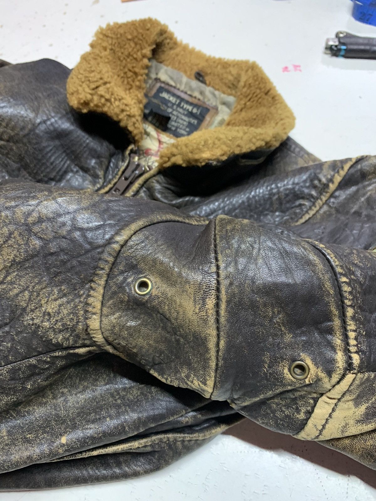 Avirex AVIREX G-1 LEATHER BOMBER FLIGHT JACKET Size US L / EU 52-54 / 3 - 16 Thumbnail