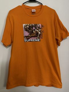 Orange Supreme T Shirt | Grailed