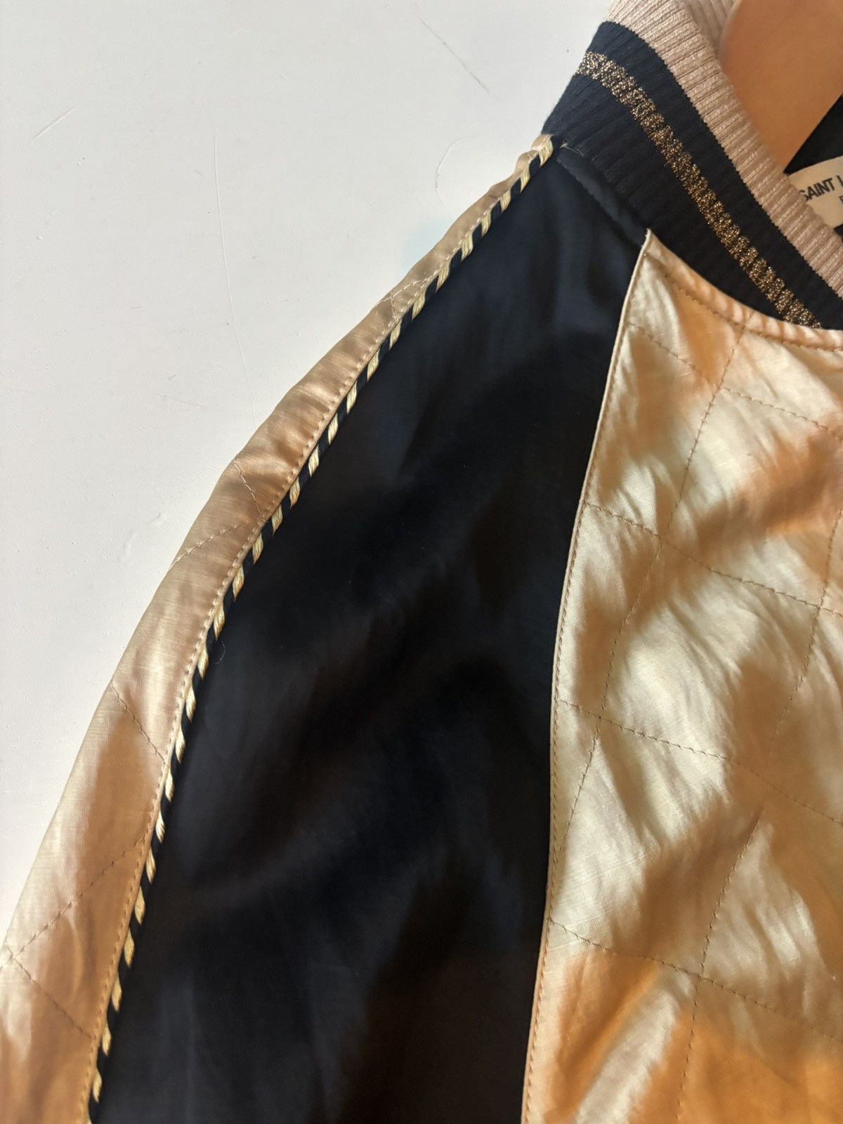 Saint Laurent Paris Saint Laurent Paris Quilted Bomber – Hedi Slimane Era – 46 Size US S / EU 44-46 / 1 - 2 Thumbnail