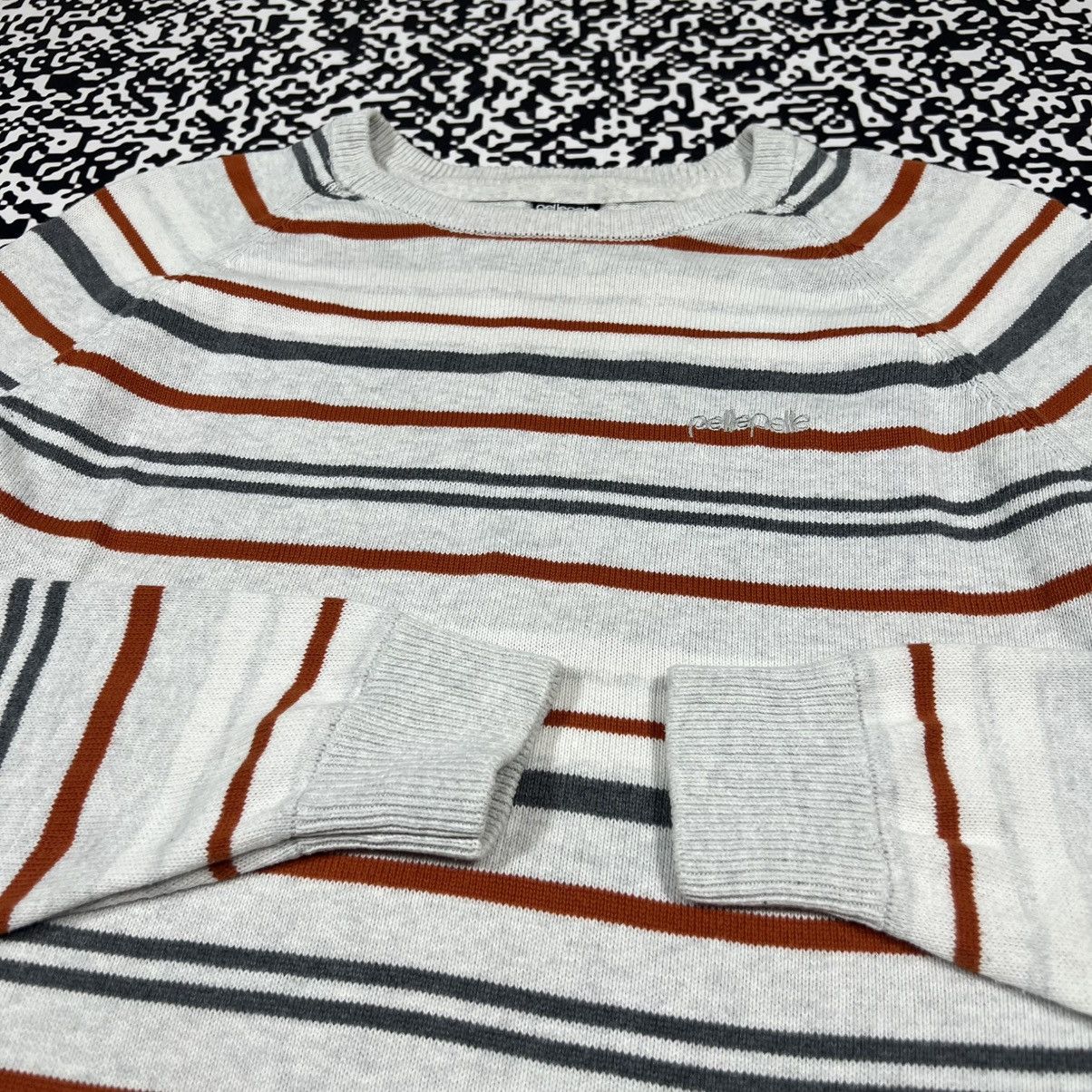Pelle Pelle Vintage Y2K Pelle Pelle Striped Boxy Sweater Rap 90s Style Size US XXL / EU 58 / 5 - 6 Thumbnail