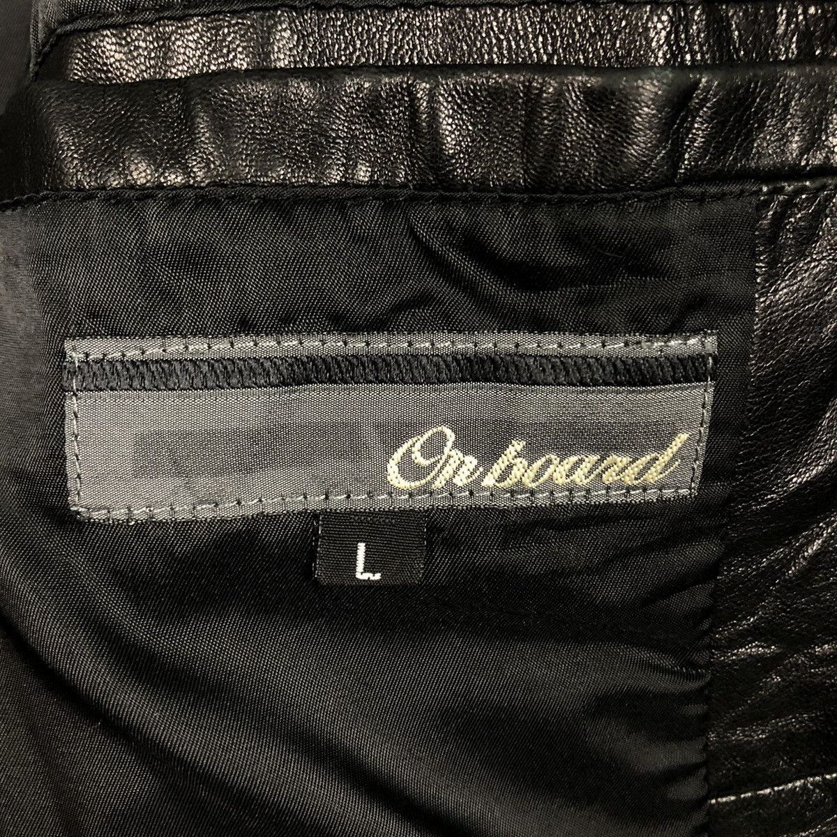 Issey Miyake 🔥VINTAGE BIKER LEATHER JACKET ON BOARD ISSEY MIYAKE Size US L / EU 52-54 / 3 - 20 Thumbnail