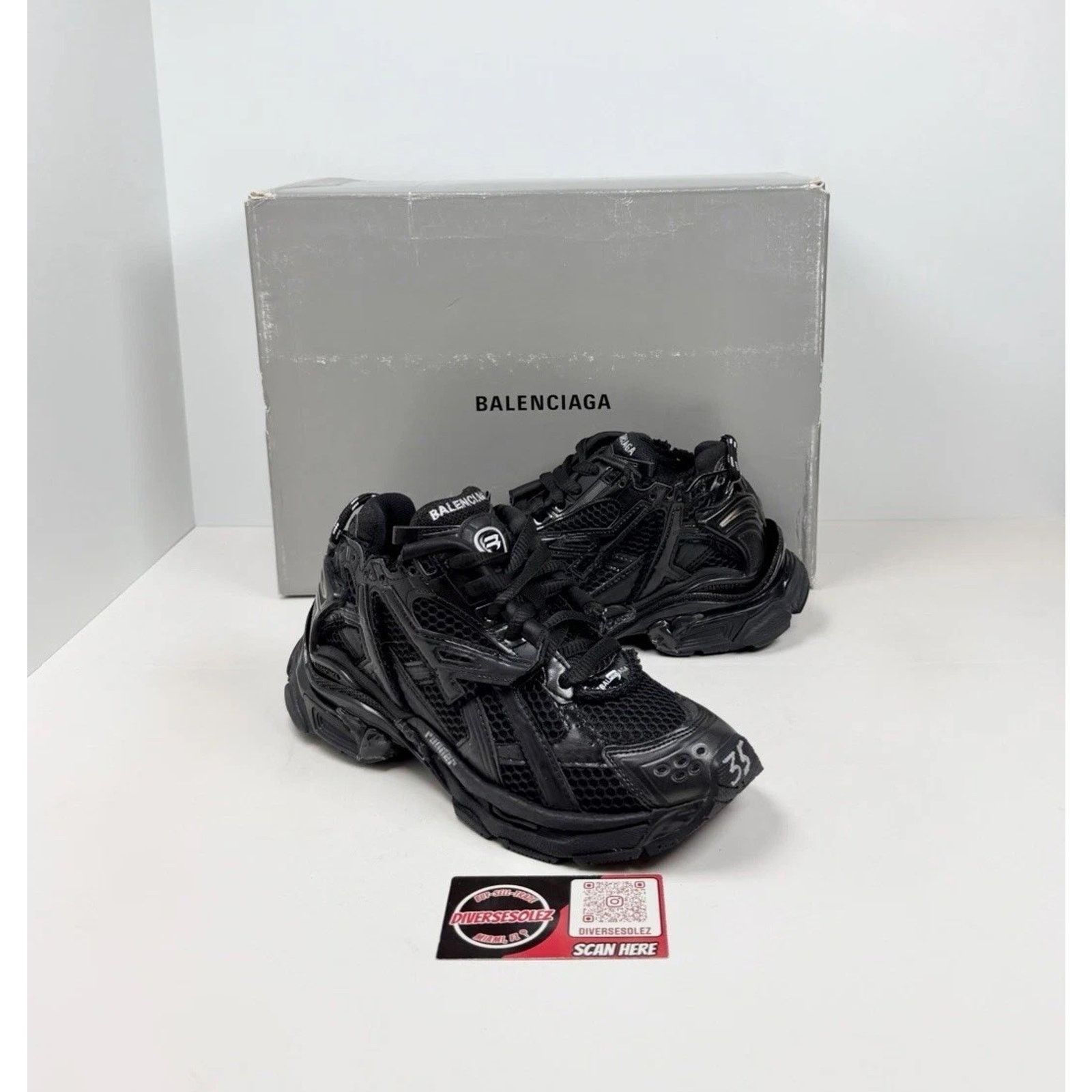 Balenciaga Size 35EU/5W - Balenciaga Runner Sneakers NEW Size US 5 / IT 35 - 1 Thumbnail