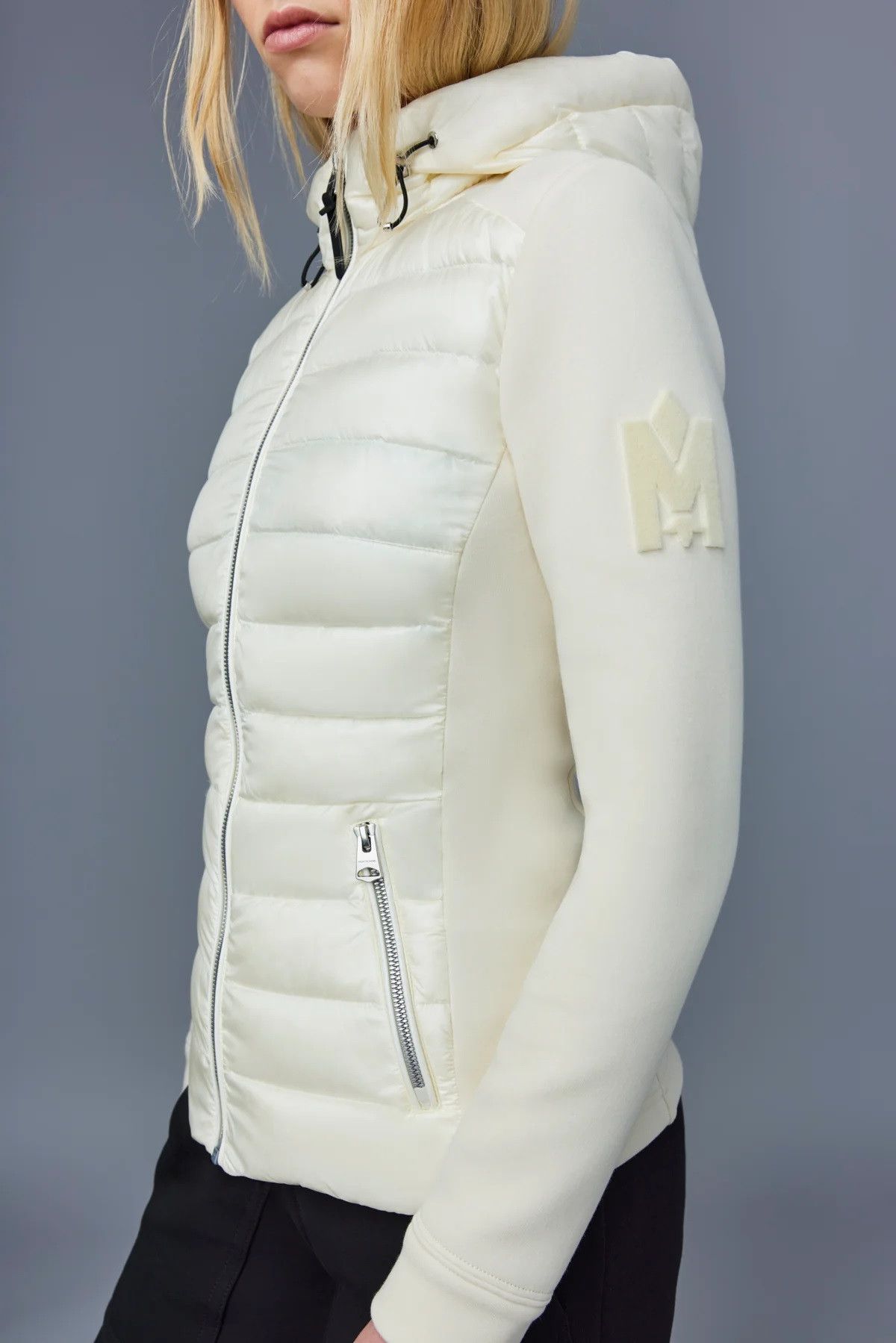 Mackage Mackage Della Hybrid Jacket Cream Women's Size M Size M / US 6-8 / IT 42-44 - 7 Thumbnail