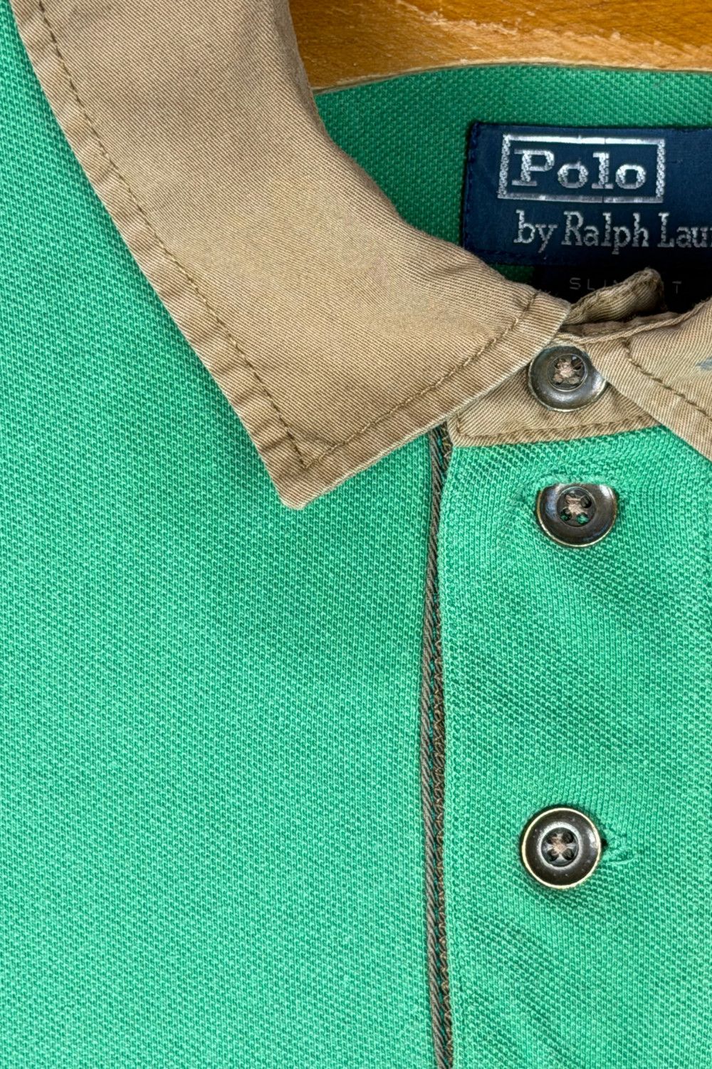 Polo Ralph Lauren Polo Ralph Lauren Big Pony Polo Shirt USA Patch Slim Fit RL Size US L / EU 52-54 / 3 - 4 Thumbnail