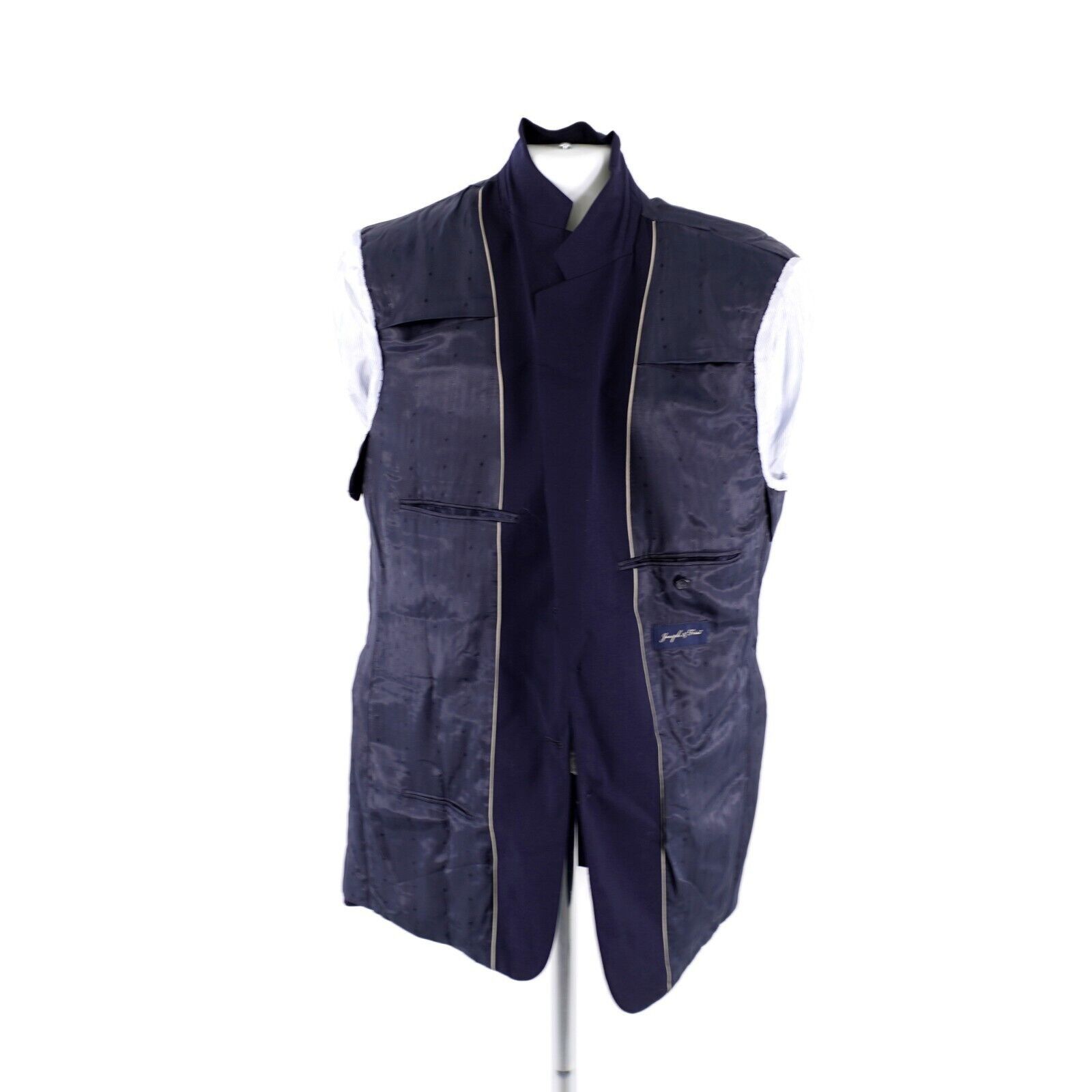 Joseph & Feiss Joseph & Feiss Wool Blue 2 Button Blazer 38L Tagged 43L Has Size 38L - 11 Thumbnail