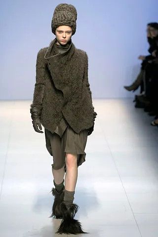 Rick Owens AW2007 Green Alpaca Lambskin Jacket Size M / US 6-8 / IT 42-44 - 2 Thumbnail