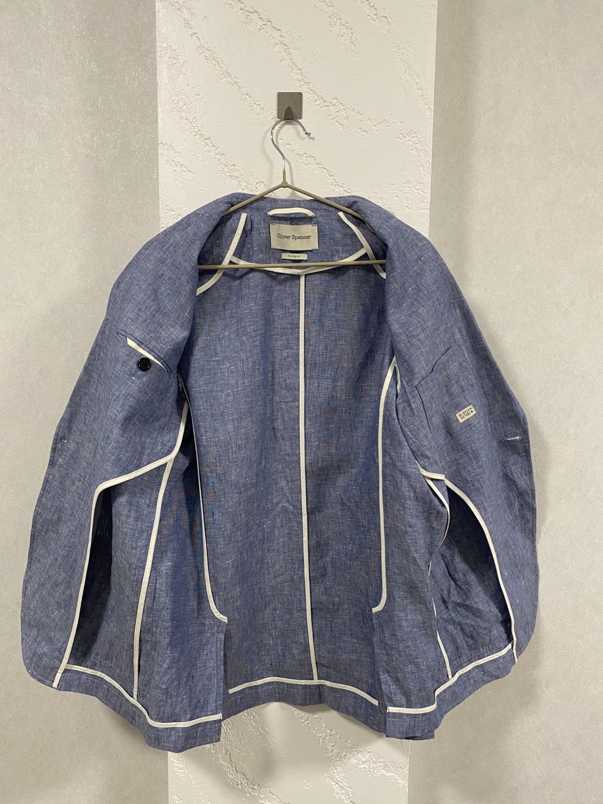 Oliver Spencer Oliver Spencer Lined Unlined Blazer Size 40 Made in Portugal Size 40R - 3 Thumbnail