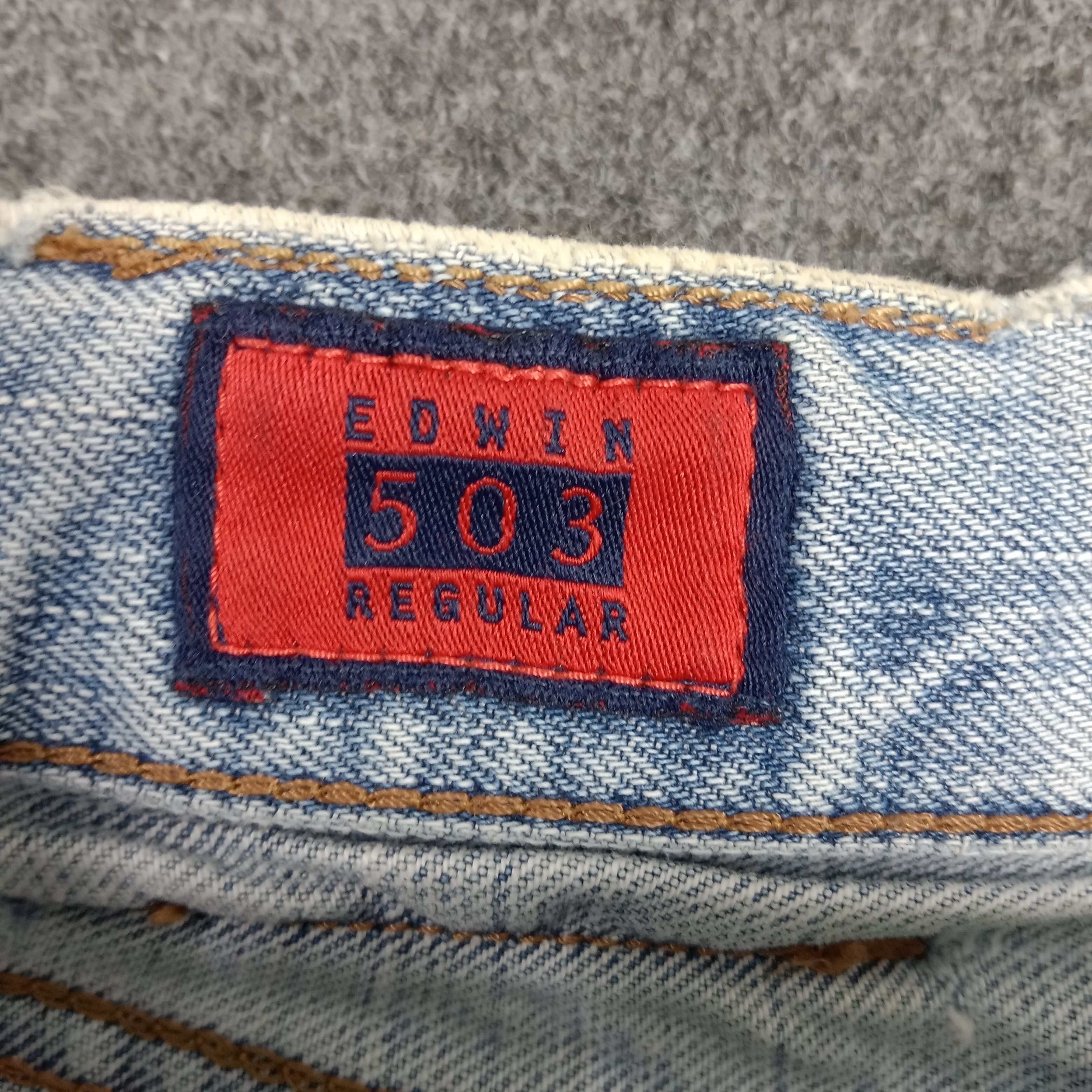 Edwin Edwin 503 Distressed Style Denim C272N24 Size US 29 - 5 Thumbnail