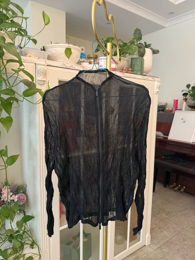 Issey Miyake Issey Miyake size:one size Black wicker cardigan Size S / US 4 / IT 40 - 2 Thumbnail