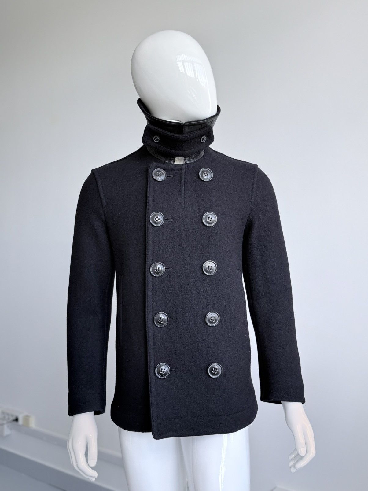 Burberry Burberry Brit Eckford Wool Double Breasted Peacoat Size S Size US S / EU 44-46 / 1 - 5 Thumbnail