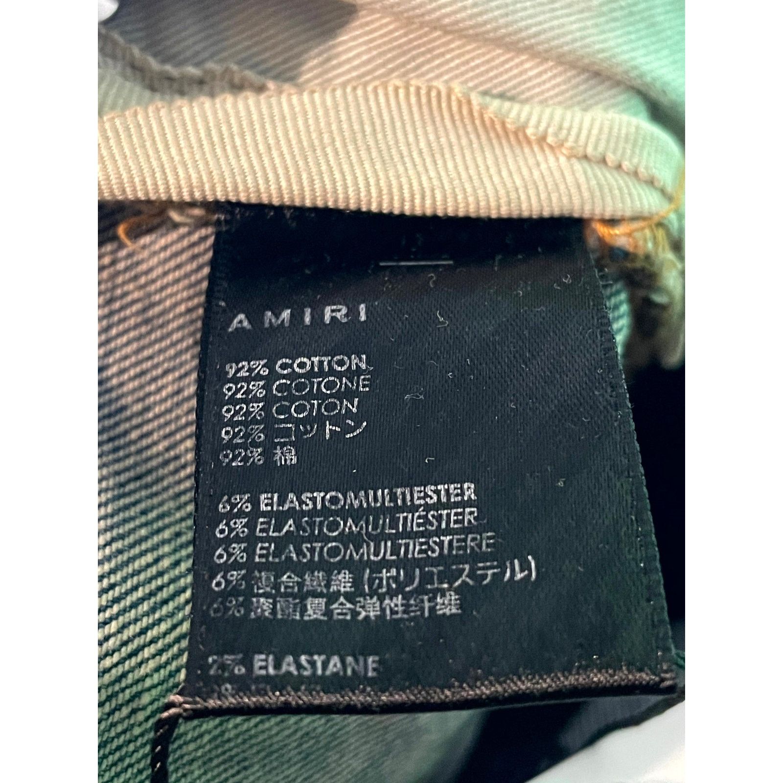 Amiri Amiri Paisley Thrasher Patch Light Wash & Orange Jeans Size US 38 / EU 54 - 5 Thumbnail
