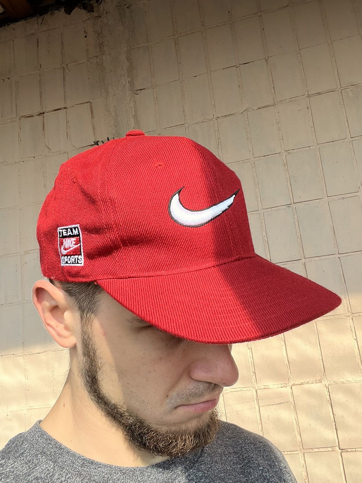 Nike Vintage Cap Nike Big swoosh Streetwear Hat Y2K Size ONE SIZE - 19 Thumbnail