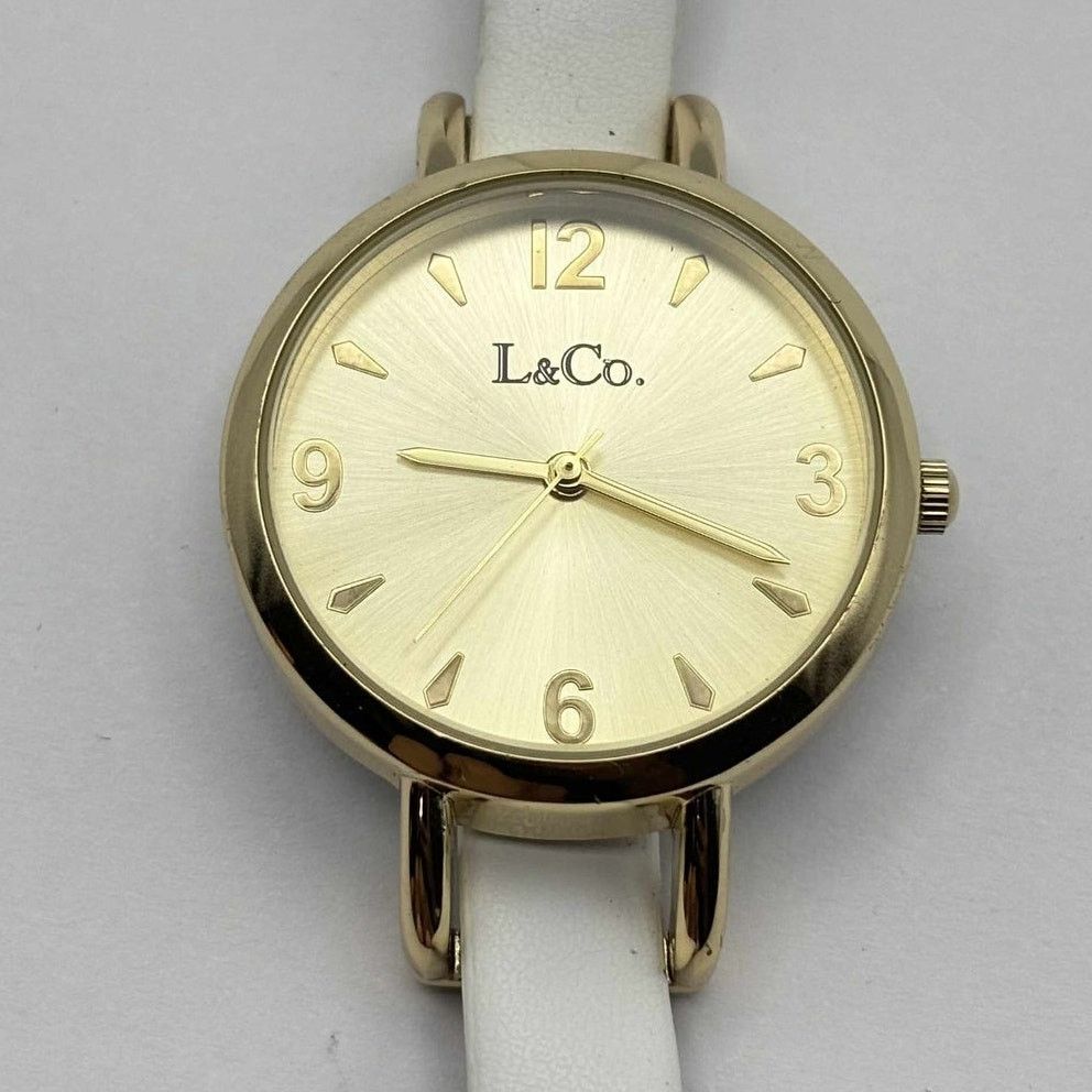 Other Gold & White L&Co. Watch Size ONE SIZE - 3 Thumbnail