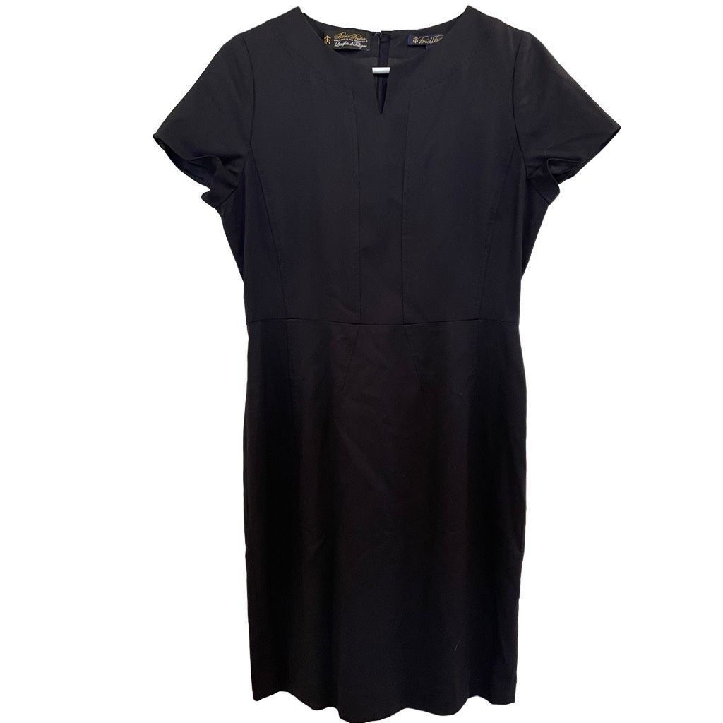 Brooks Brothers Women's Dress Size 10P Italian Wool Sheath N