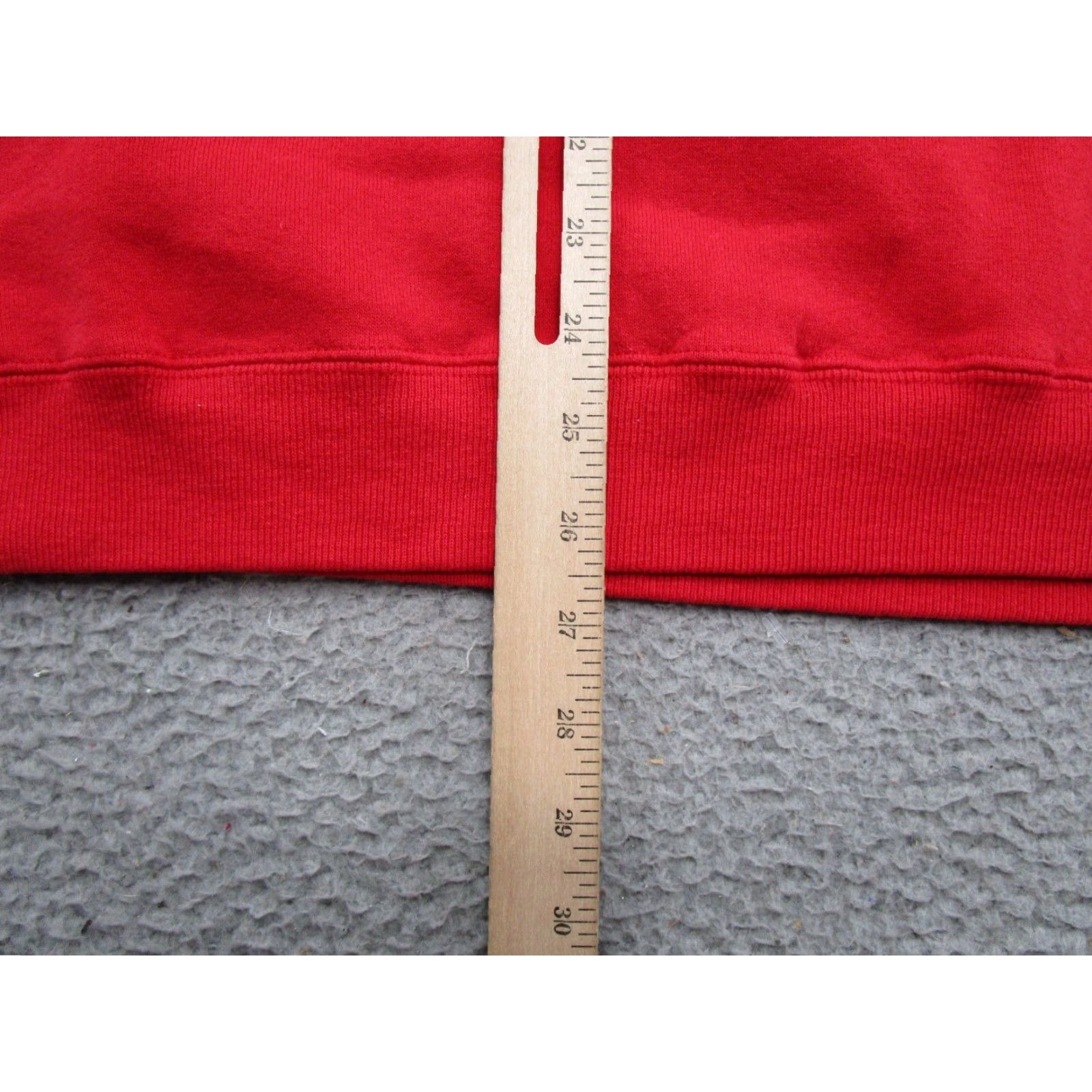 Soffe VINTAGE Wisconsin Oshkosh Spell Out Red Sweatshirt Mens L Size US L / EU 52-54 / 3 - 7 Thumbnail