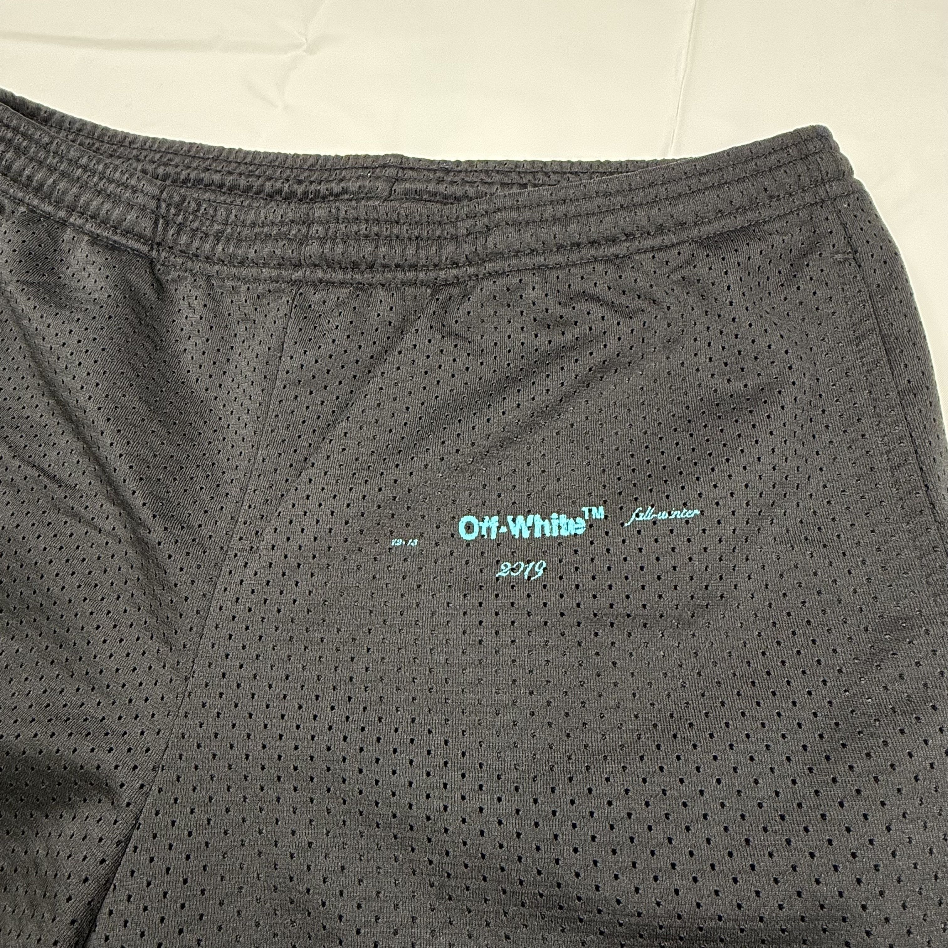 Off-White Off-White Mens Black Gradient Arrow Mesh Basketball Shorts Size US 29 - 2 Thumbnail