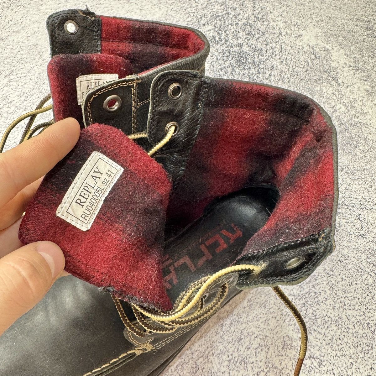 Replay × Vintage Replay Moc Toe Mens Boots Size US 8 / EU 41 - 17 Thumbnail