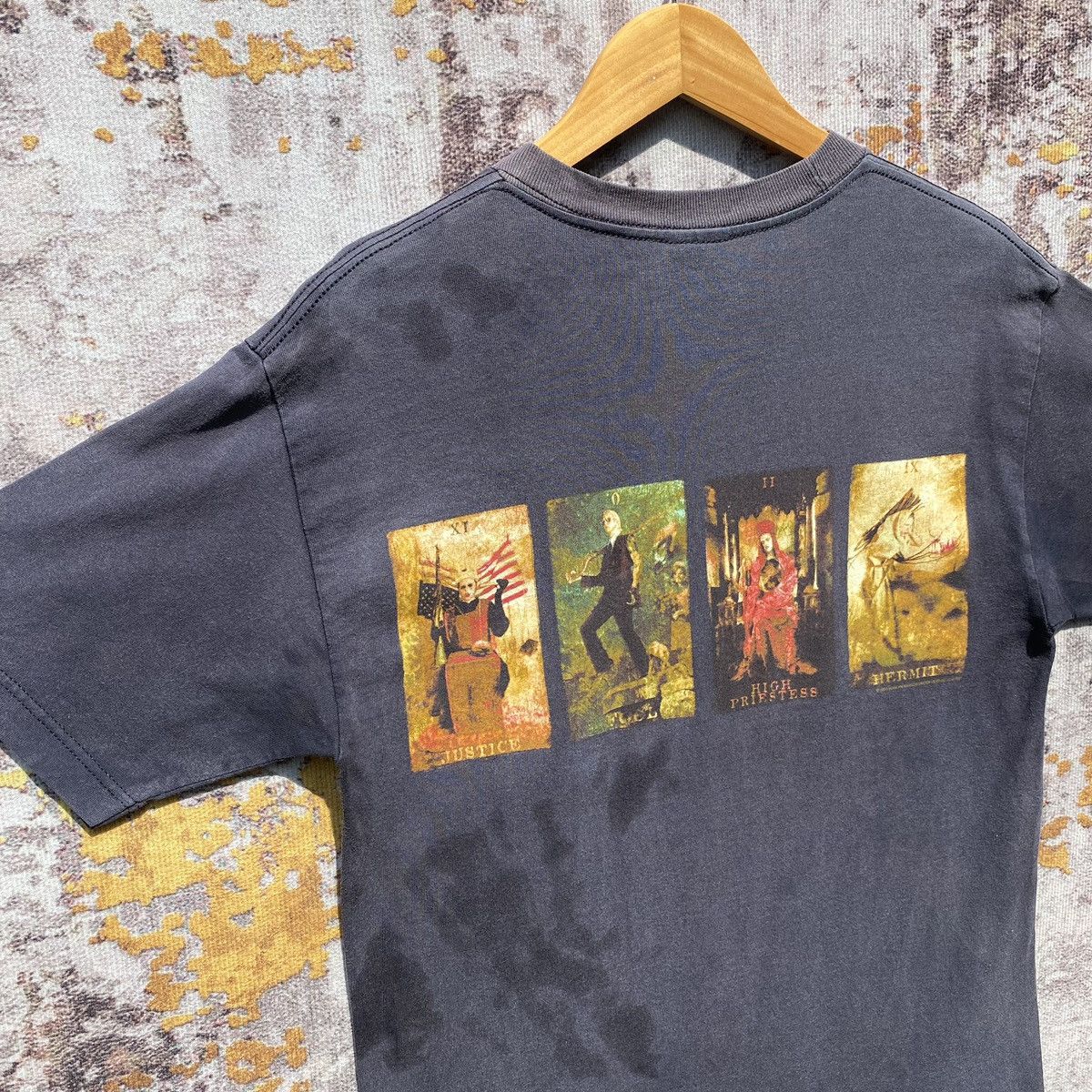Marilyn Manson Vintage 2000s Marilyn Manson Hierophant Shirt SunFaded Size US S / EU 44-46 / 1 - 12 Thumbnail