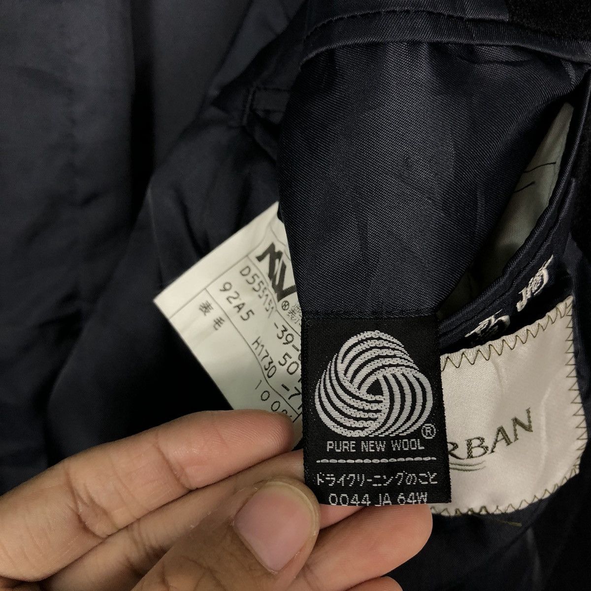 Japanese Brand 🔥Vtg Wool Long Jacket Rich Black D’Urban Yohji Yamamoto Size US M / EU 48-50 / 2 - 17 Thumbnail