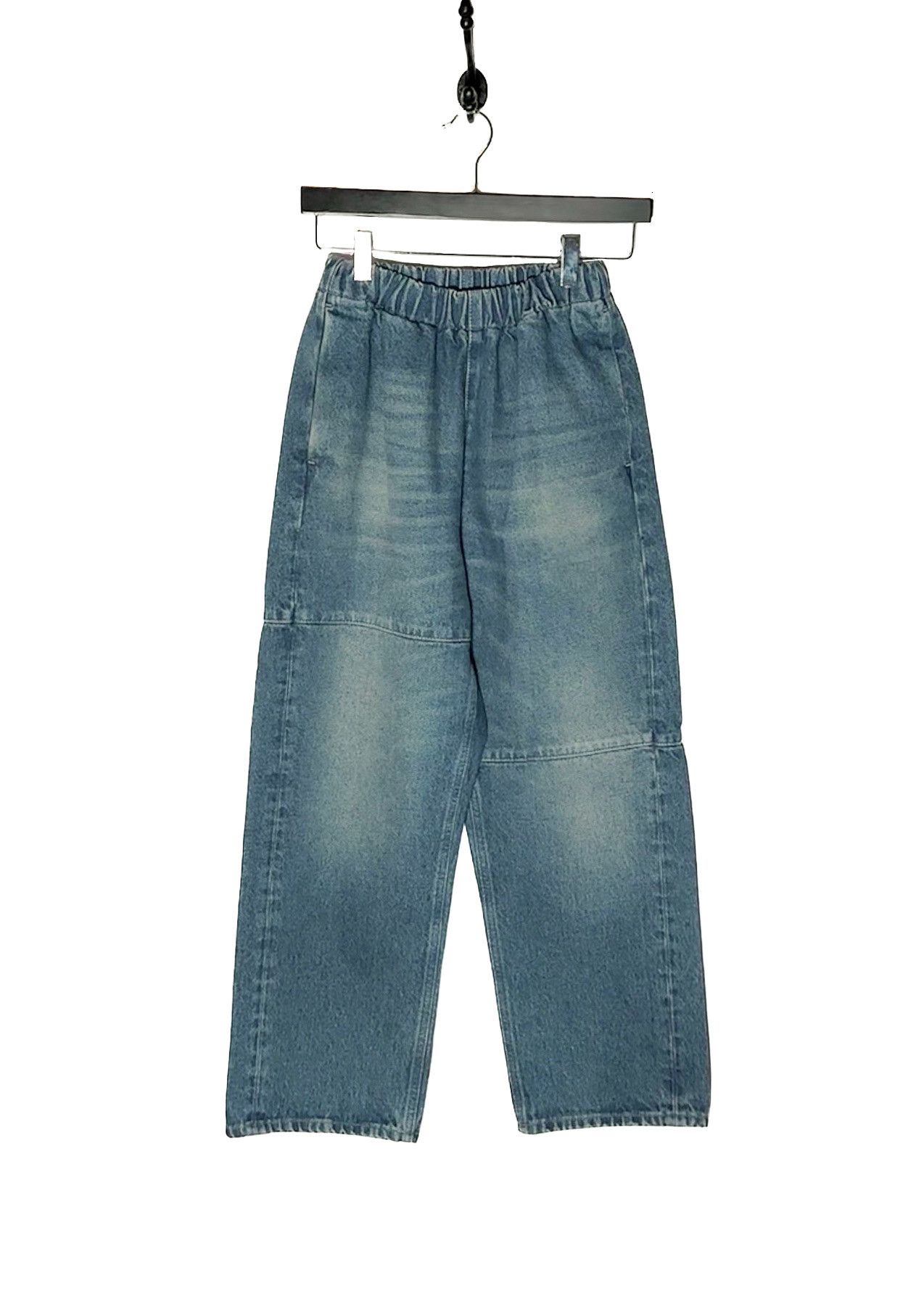 MM6 MM6 Washed Blue Elastic Waist Jeans Size 25" / US 0 / IT 36 - 1 Thumbnail