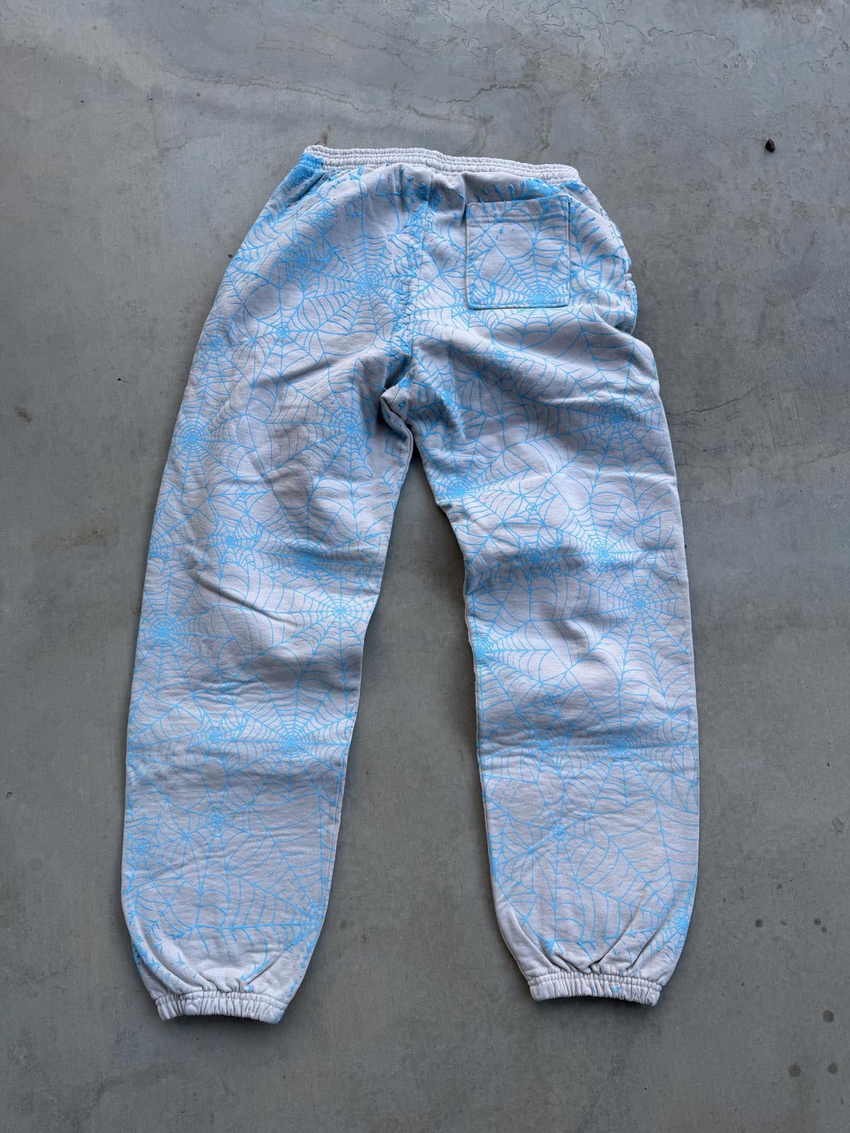 Other Sp5der AOP Web Sweatpants Heather Grey Size XL New Authentic Size US 36 / EU 52 - 4 Thumbnail