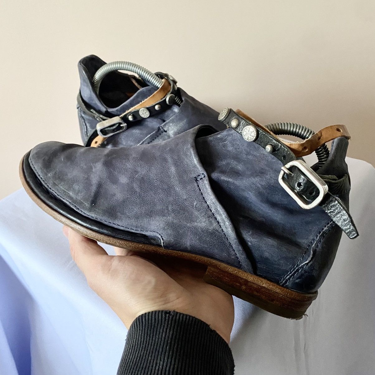 A.S.98 RARE A.S. 98 Airsteps Ankle Belt Boots Rick Owens Style Size US 8 / IT 38 - 5 Thumbnail