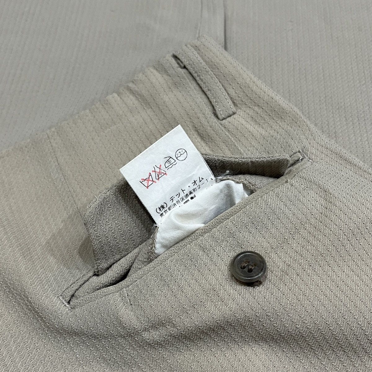 Issey Miyake 90s Tete Homme by Issey Miyake Trouser Pants Size US 30 / EU 46 - 4 Thumbnail