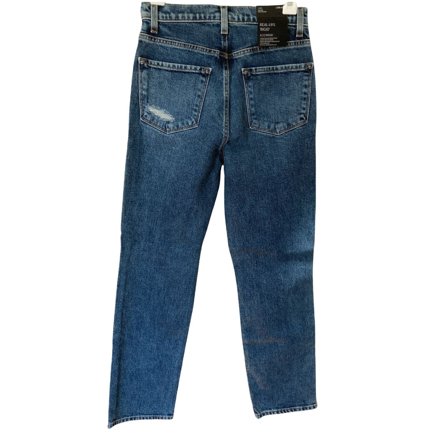 J Brand Jules High Rise Straight Jeans NEW Denim 26 Finesse Blue Size 26" / US 2 / IT 38 - 4 Thumbnail