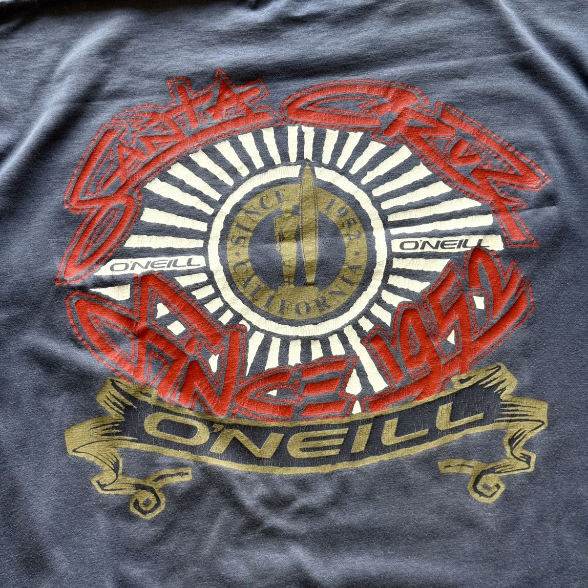 O'Neill 90s Oneill Sunfaded Big Logo Boxy T Shirt Oakley Mambo Vibe Size US XL / EU 56 / 4 - 2 Thumbnail