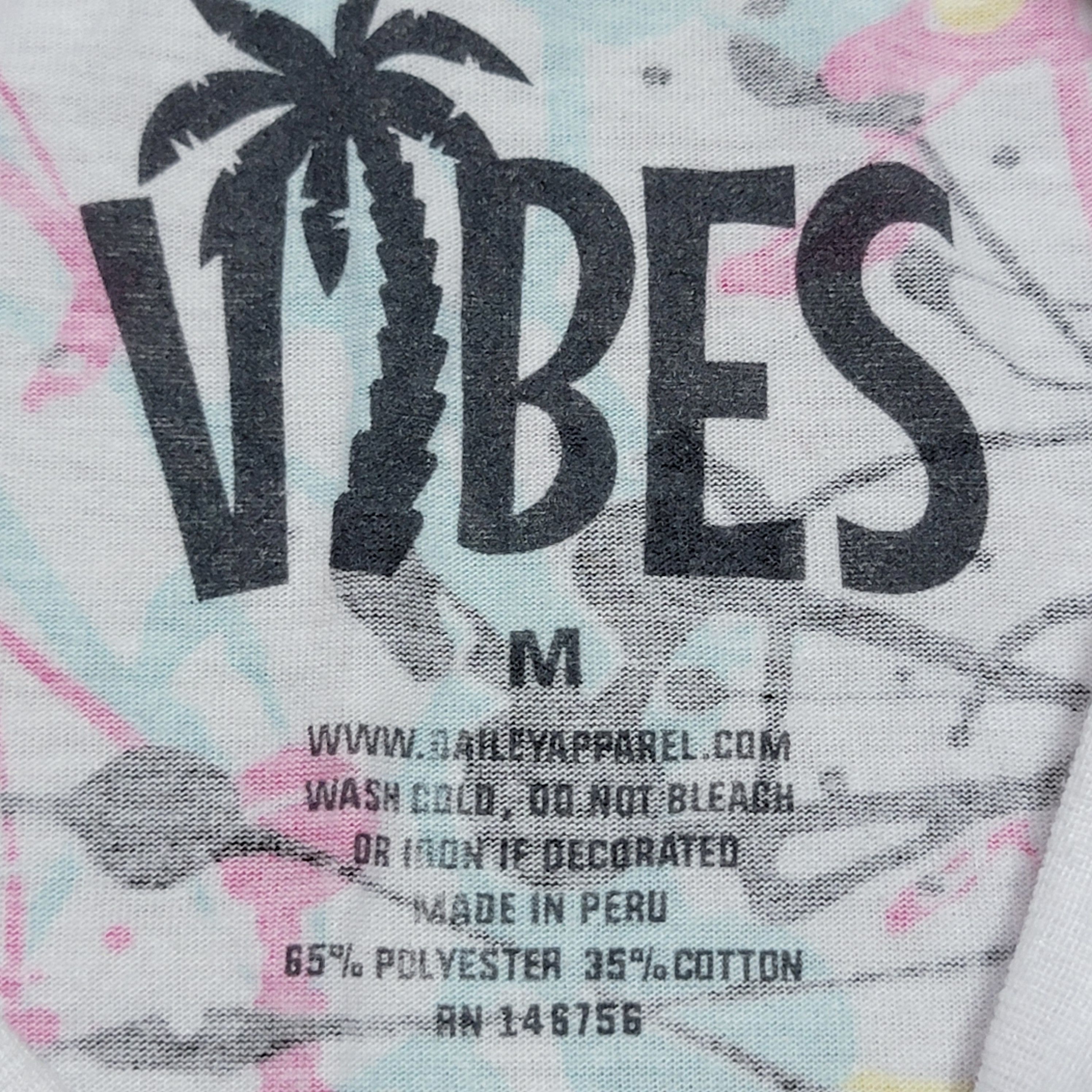 Other Vibes SS Paint Splatter Tee "Stay Trippy" - Size Medium Size US M / EU 48-50 / 2 - 4 Thumbnail