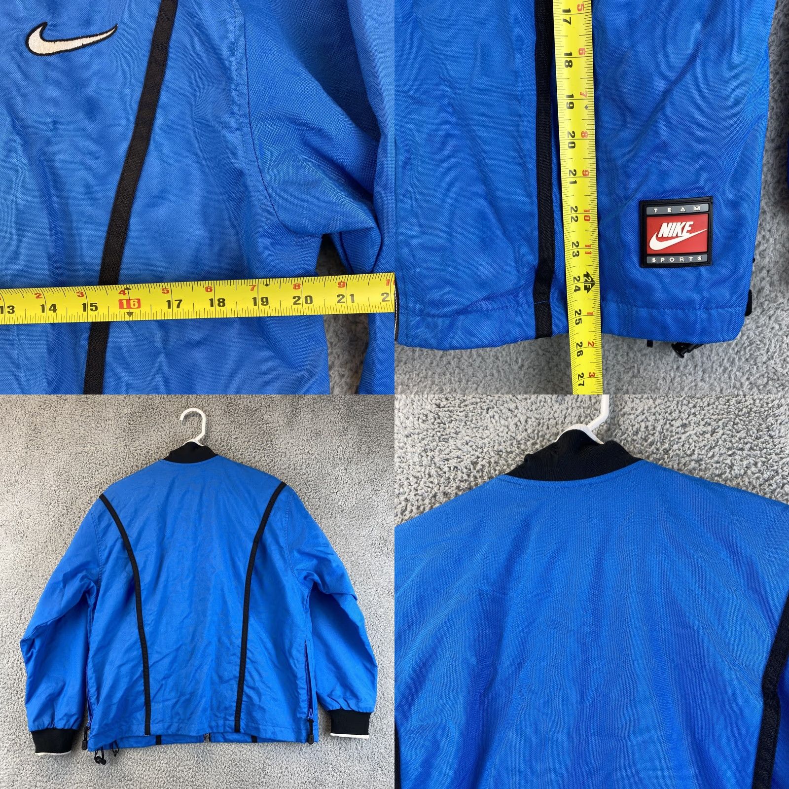 Nike Nike Windbreaker Jacket Mens M Long Sleeve Casual Full Zip Blue Outdoor Size US M / EU 48-50 / 2 - 8 Thumbnail