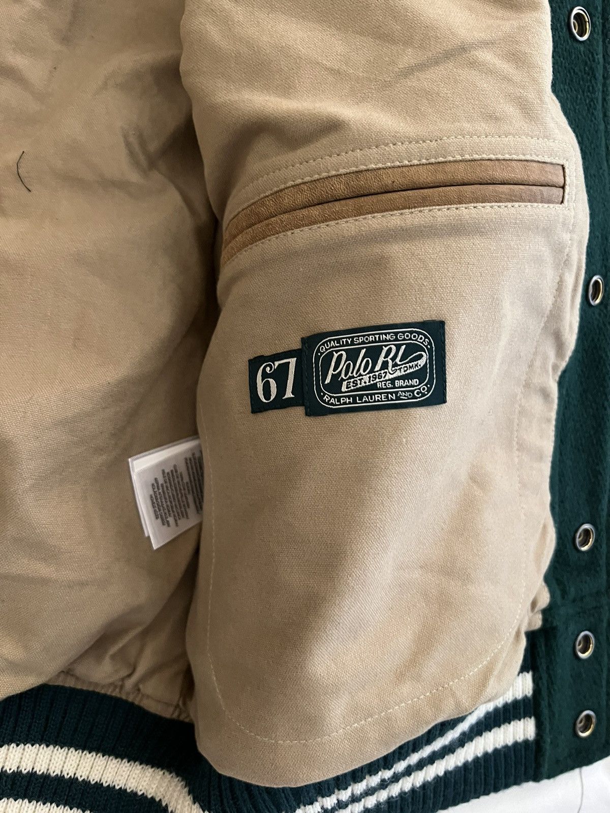 Polo Ralph Lauren Polo Ralph Lauren Lined Varsity Inspired Jacket size Large Size US L / EU 52-54 / 3 - 9 Thumbnail