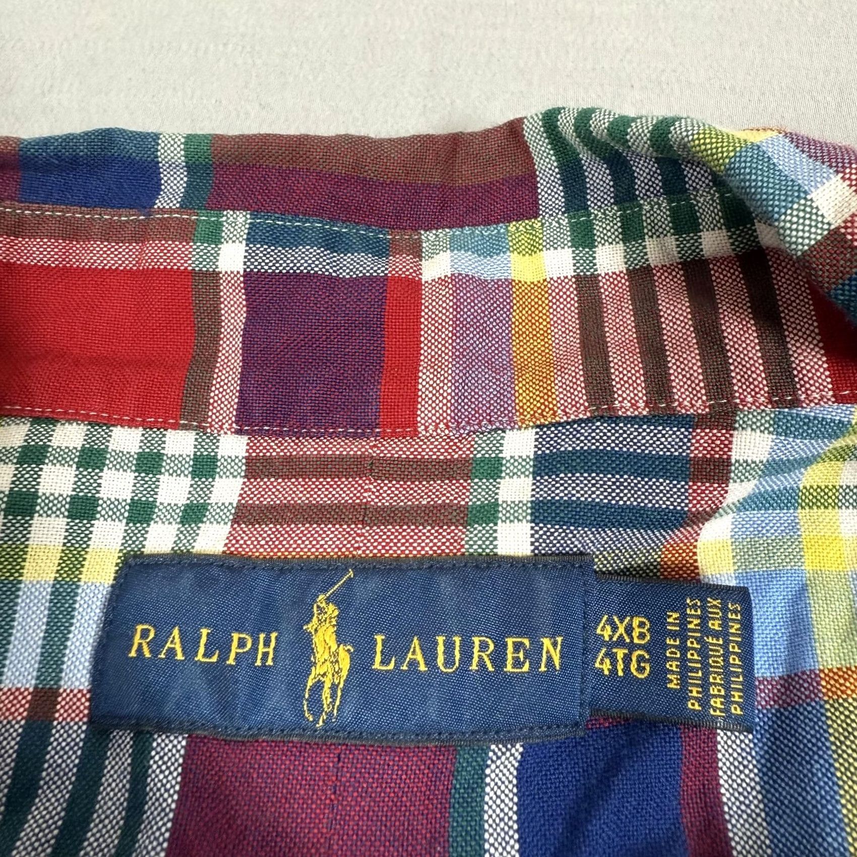 Polo Ralph Lauren Polo Ralph Lauren Shirt Mens 4XB Red Plaid Button Up Size US XXL / EU 58 / 5 - 7 Thumbnail