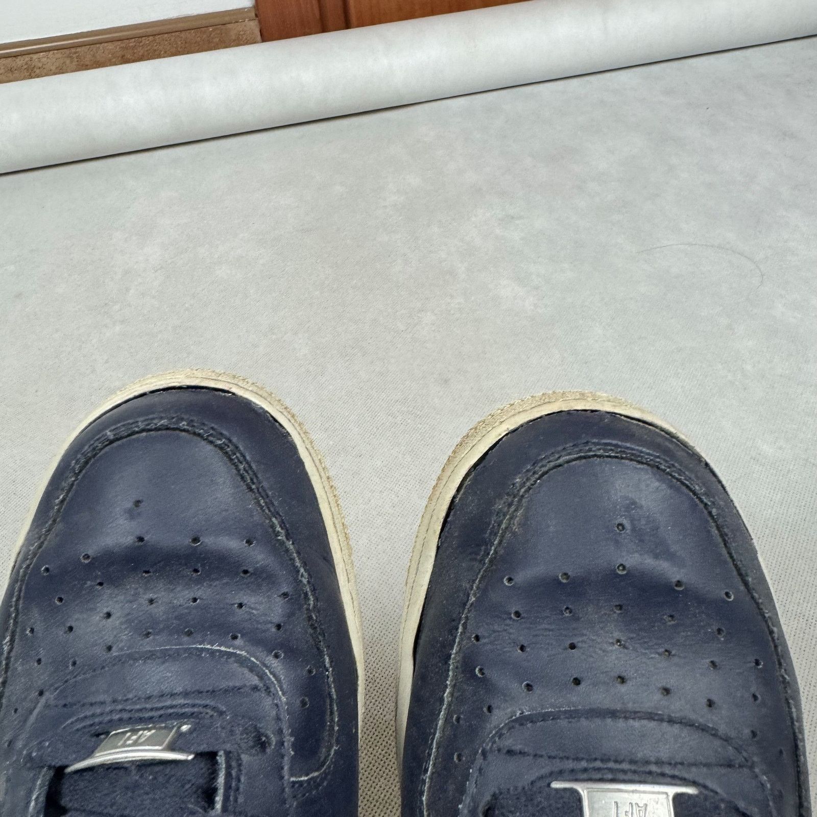 Nike Nike Air Force 1 Mid '07 315123-415 Men's Navy Shoes 8.5 Size US 8.5 / EU 41-42 - 3 Thumbnail