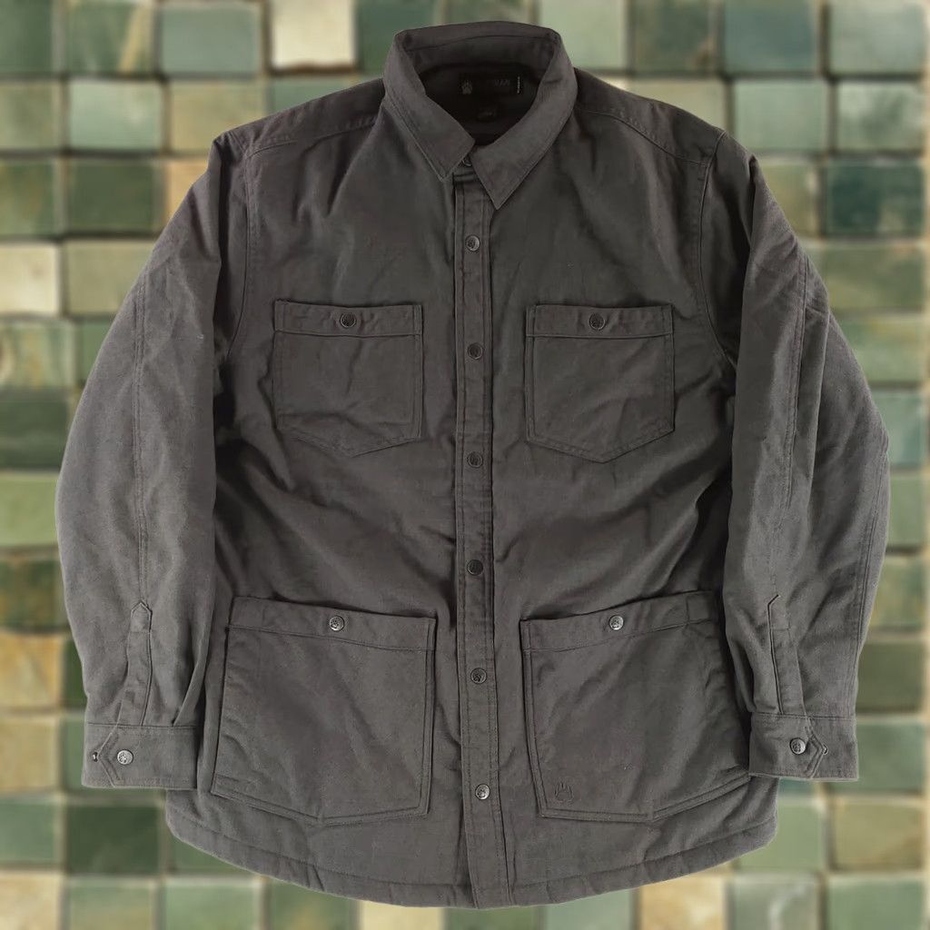 Vintage Duluth Alaskan Hardgear Trapline Flannel Relaxed Fit Shirt Jacket Gray Mens L Tall Shirt Jacket Mens L Gray Size US L / EU 52-54 / 3 - 1 Thumbnail