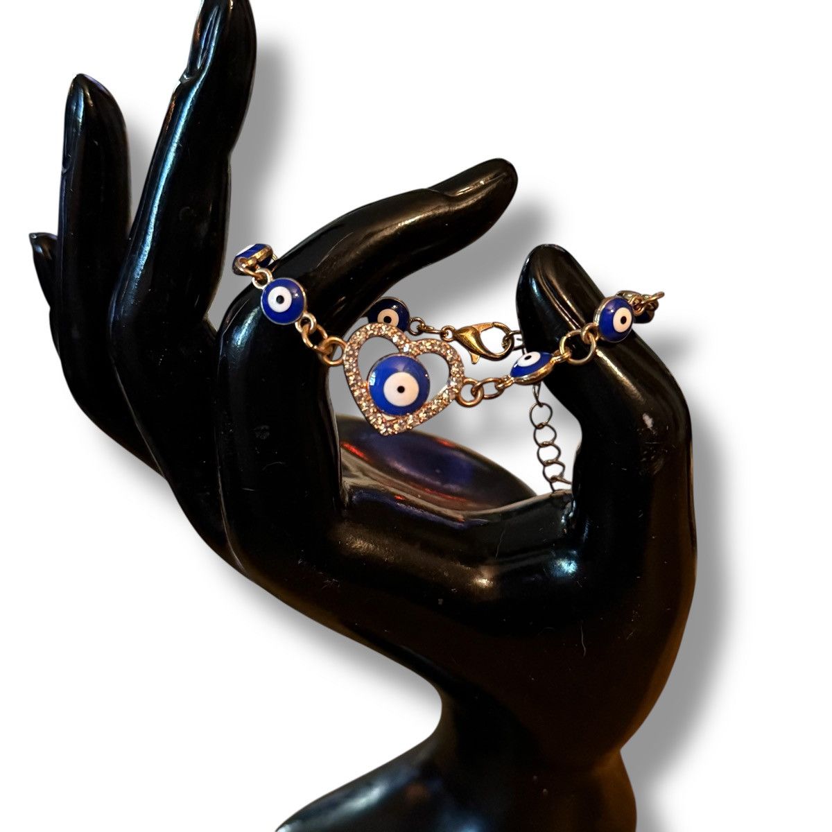 Other Gold tone evil eye heart bracelet Size ONE SIZE - 5 Thumbnail