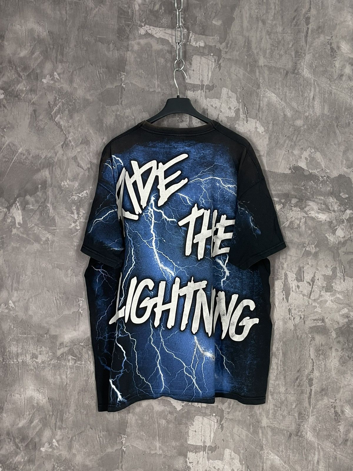 Band Tees × Vintage Vintage 00s All Over Print Metallica T-Shirt Size US XXL / EU 58 / 5 - 8 Thumbnail