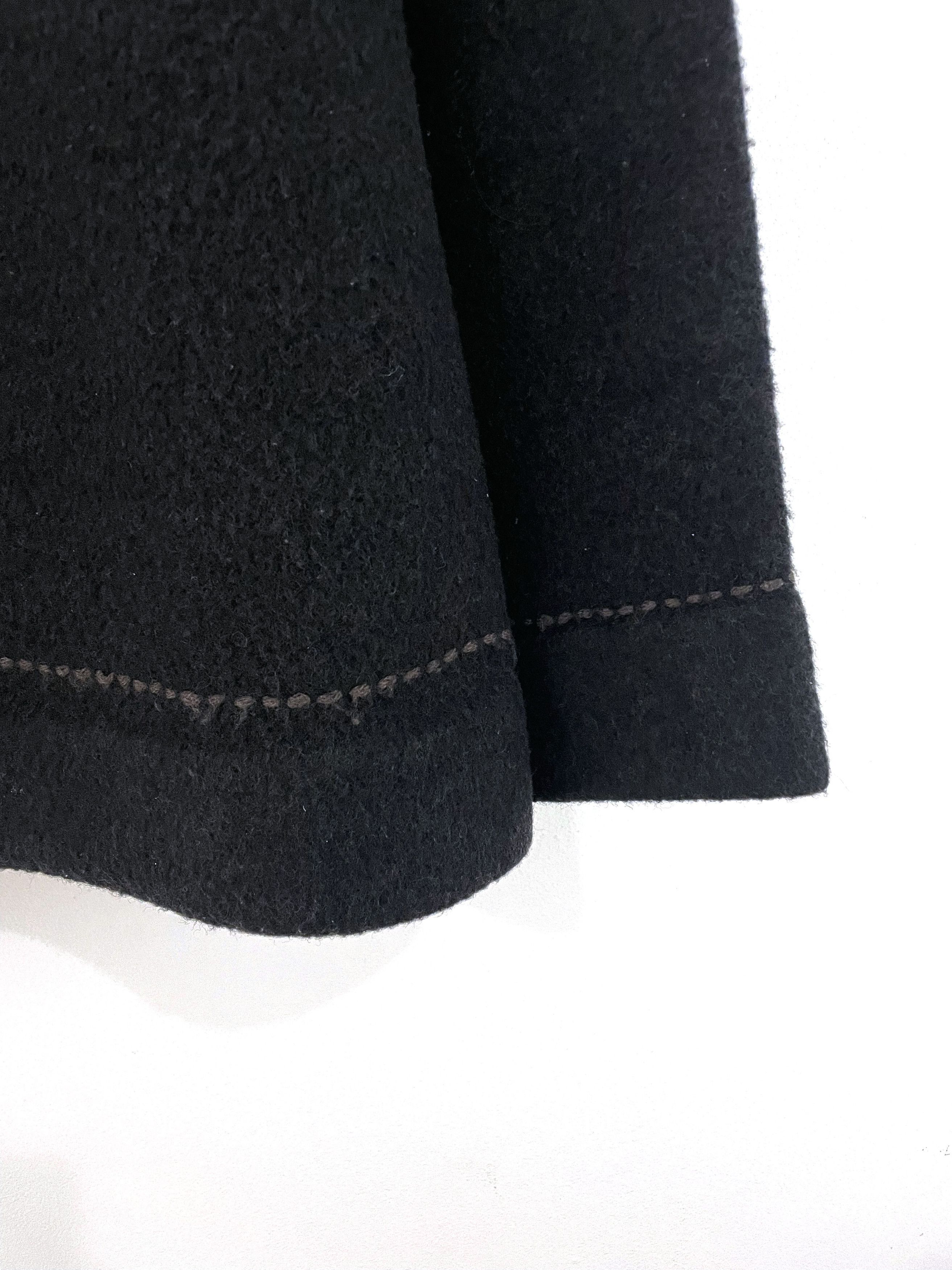 Yohji Yamamoto AAR Contrast Stitch Wool Sweater Size US L / EU 52-54 / 3 - 5 Thumbnail