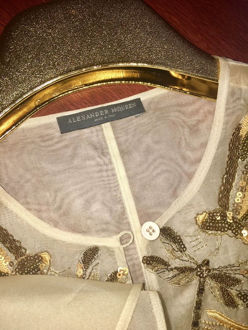 Alexander McQueen Alexander McQUEEN size 38 Butterfly sleeve short sleeved t Size S / US 4 / IT 40 - 3 Thumbnail