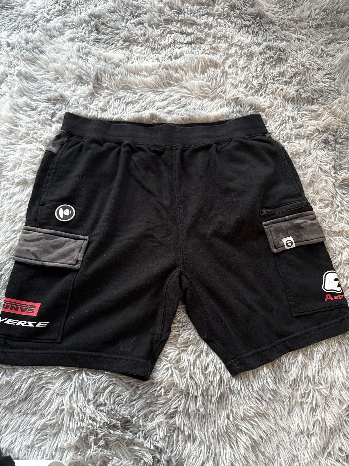 Aape Bape black shorts Size US 34 / EU 50 - 1 Thumbnail