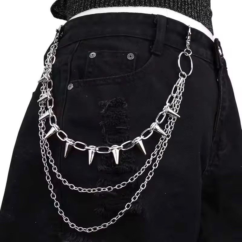 Other New Punk Rivet pants chain Size ONE SIZE - 2 Thumbnail