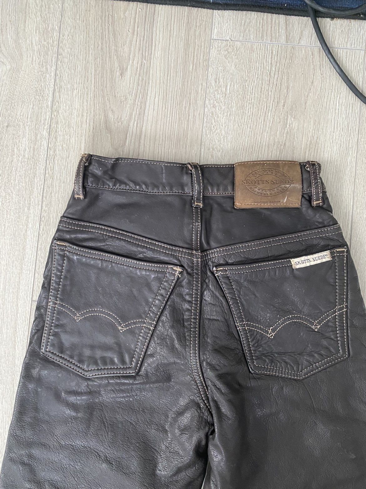 Other Skotts Suede Genuine Leather pants Size 26" / US 2 / IT 38 - 4 Thumbnail