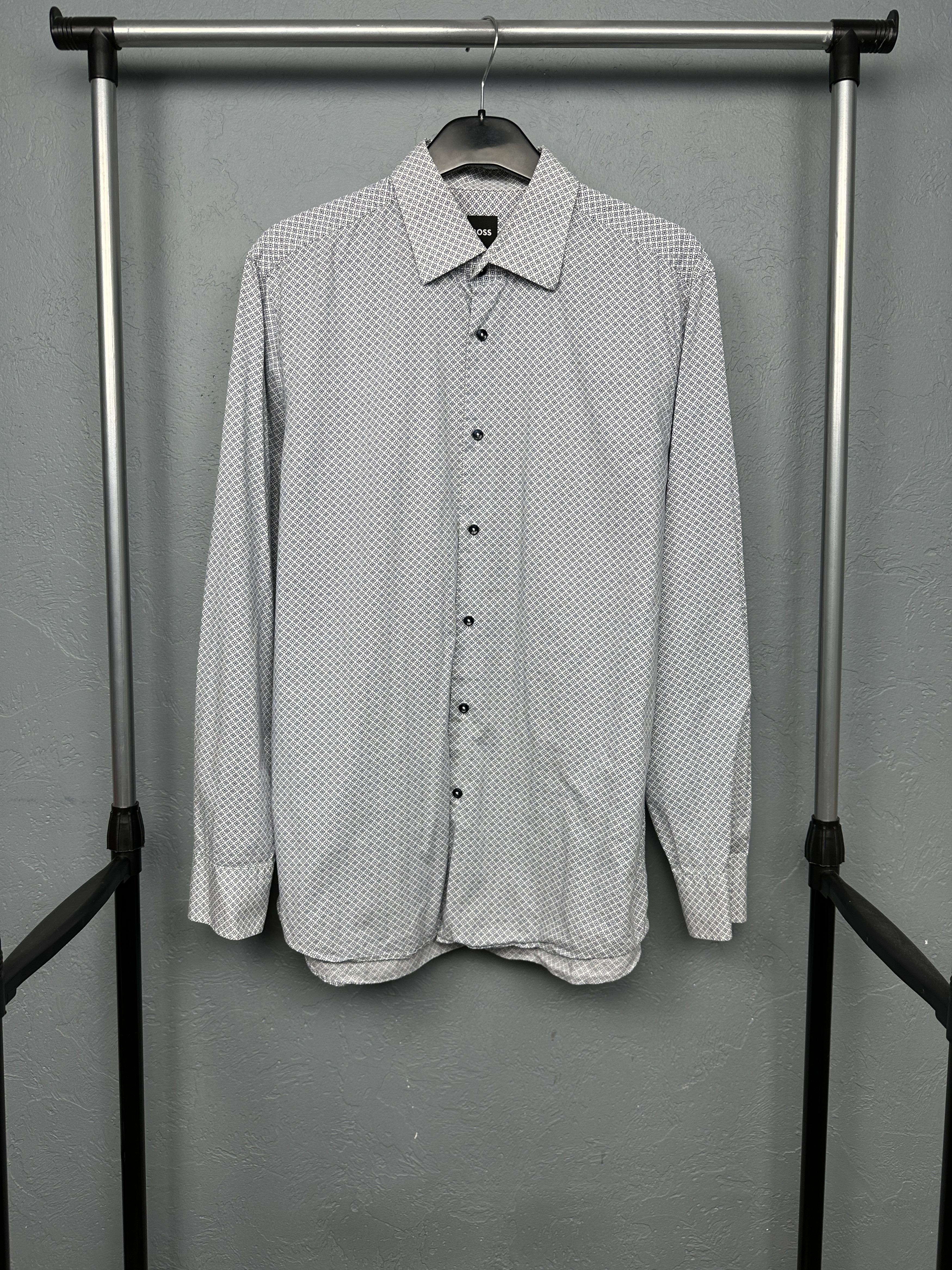 Hugo Boss Hugo Boss Mens Long Sleeve Shirt Size US L / EU 52-54 / 3 - 1 Thumbnail