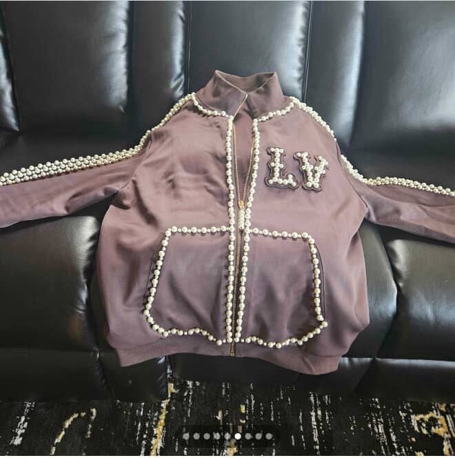 Louis Vuitton Louis Vuitton Pearl Varsity Jacket Size US XL / EU 56 / 4 - 7 Thumbnail