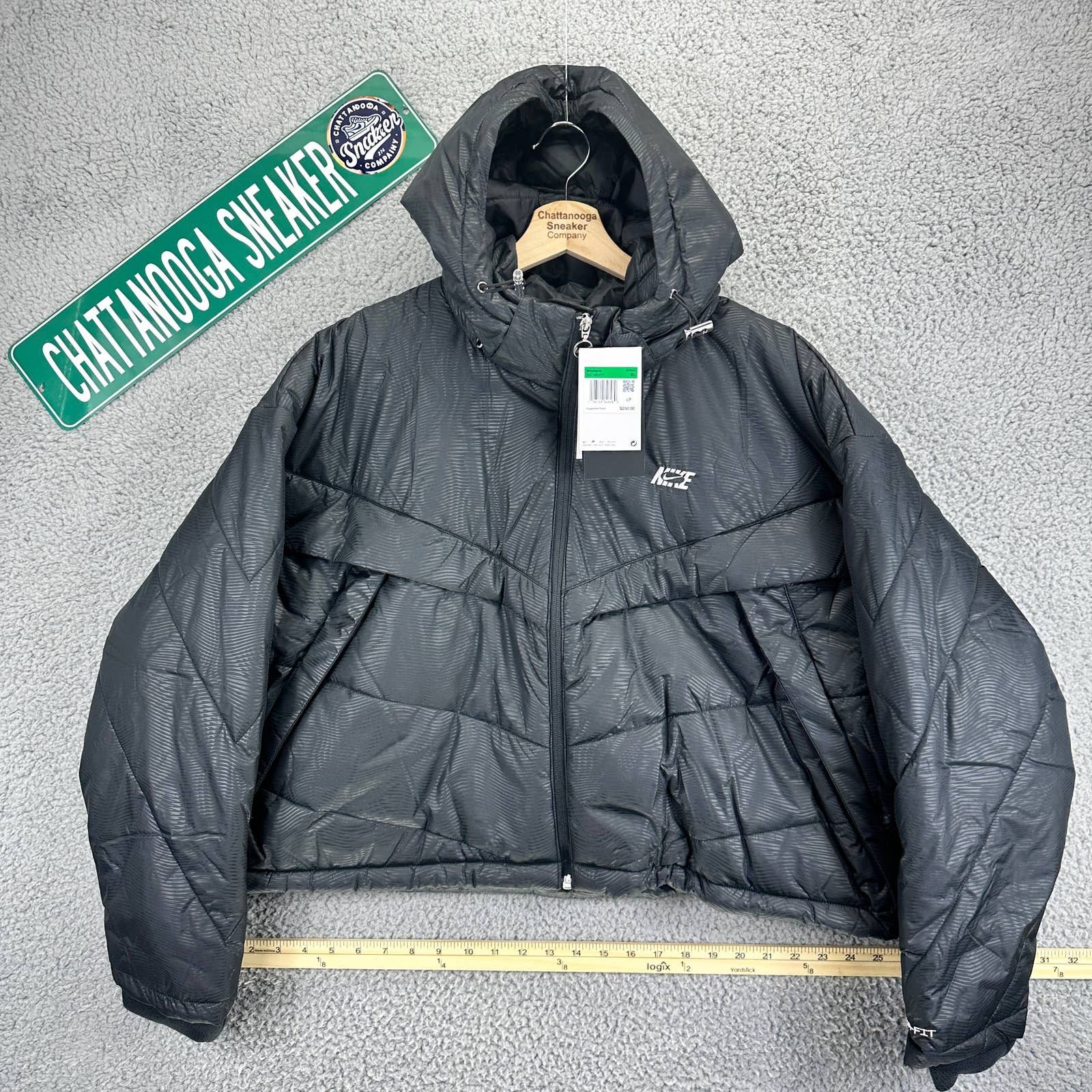 Nike Jacket Womens Extra Large Black Therma-Fit Loose Fit XL
